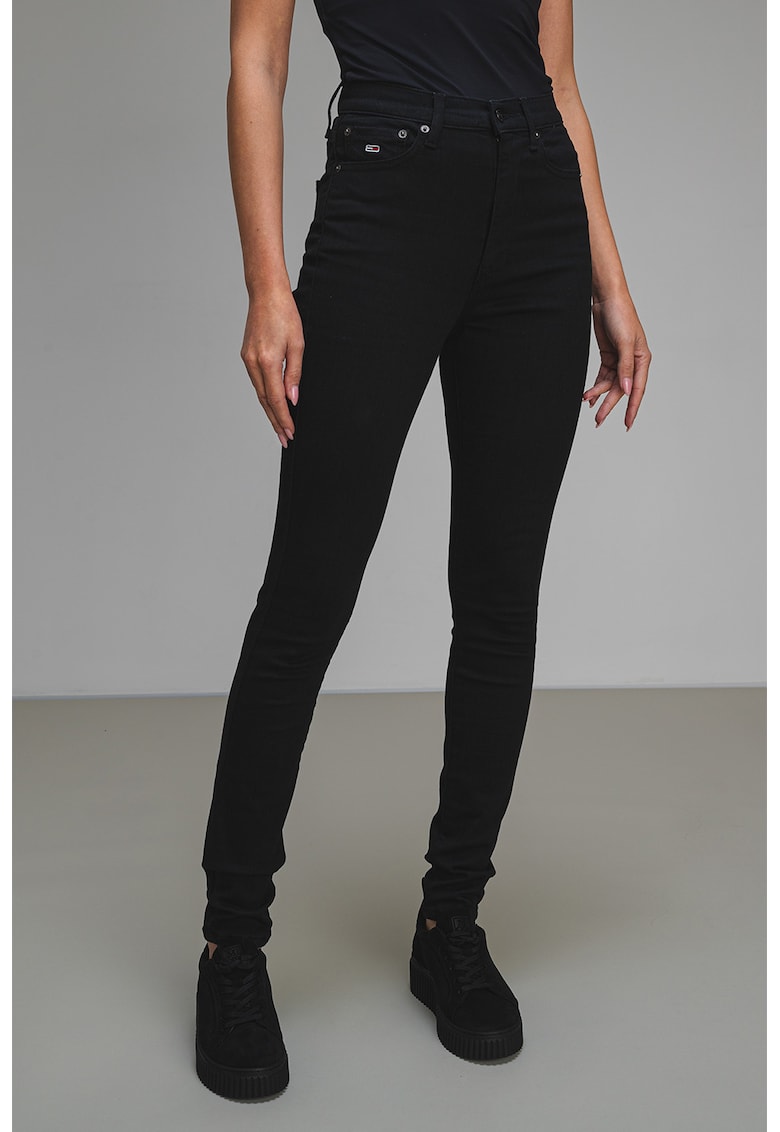 Blugi skinny cu 5 buzunare