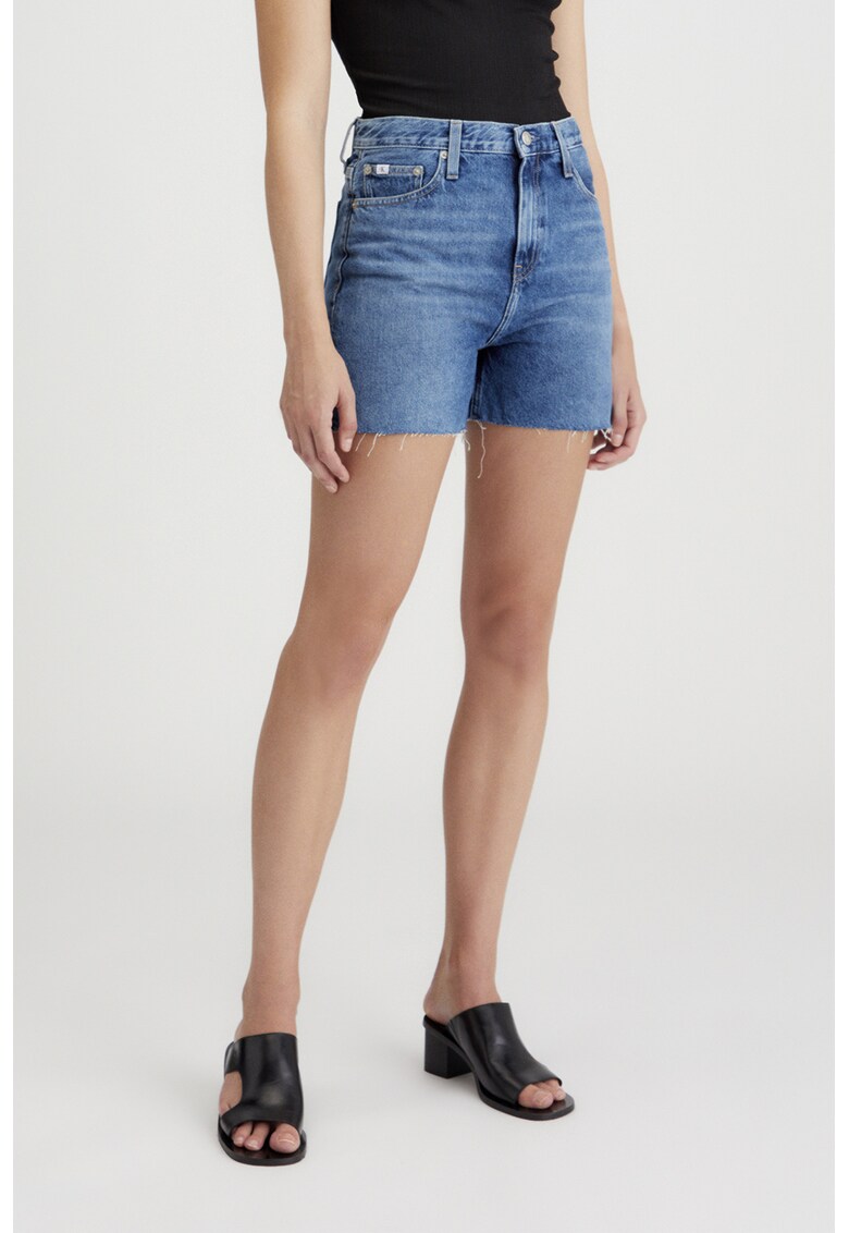 CALVIN KLEIN JEANS Къси дънки с незавършен подгъв за Жени CALVIN KLEIN JEANS Къси дънки с незавършен подгъв за Жени