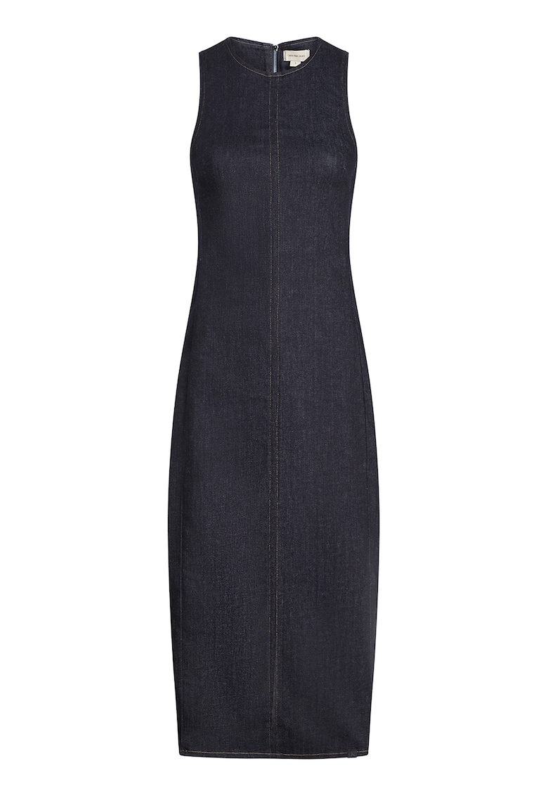 Rochie de denim fara maneci