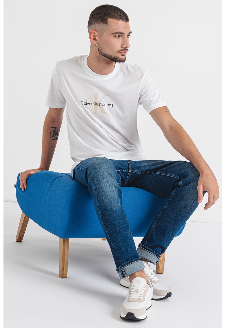 Tricou de bumbac cu imprimeu logo