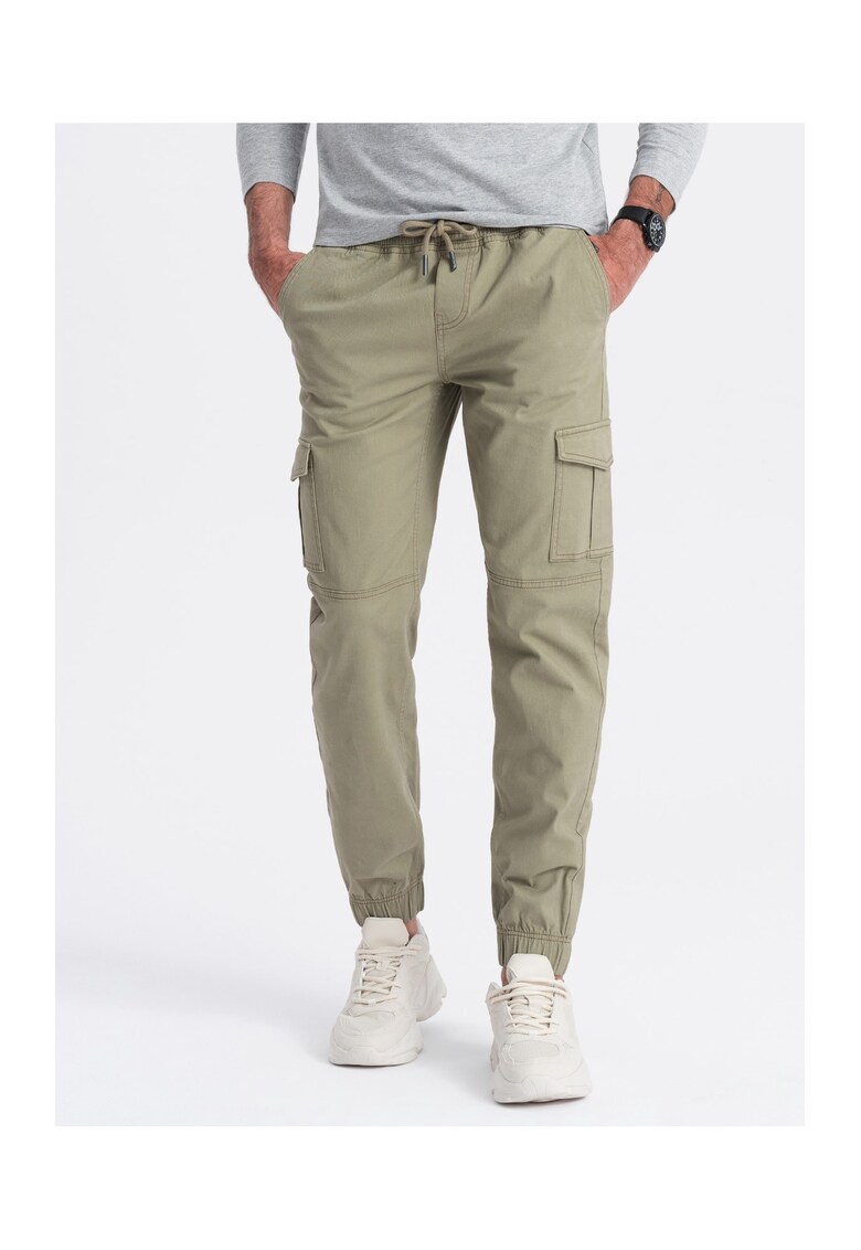 Pantaloni lungi sport OM-PAJO-0123 - Barbati - Joggers - Cargo