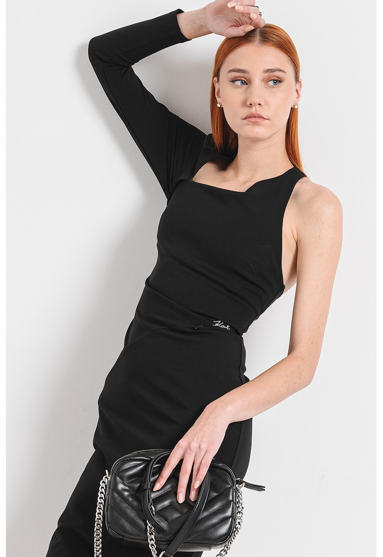 Rochie bodycon asimetrica