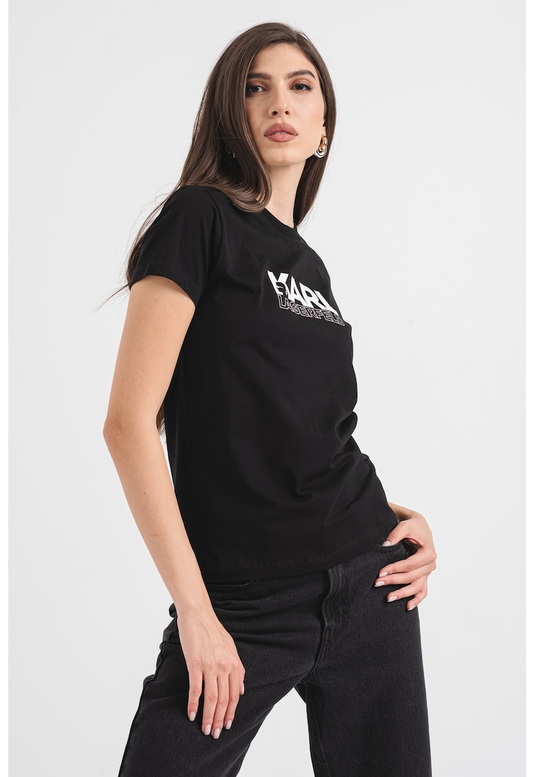 Tricou de bumbac organic cu logo