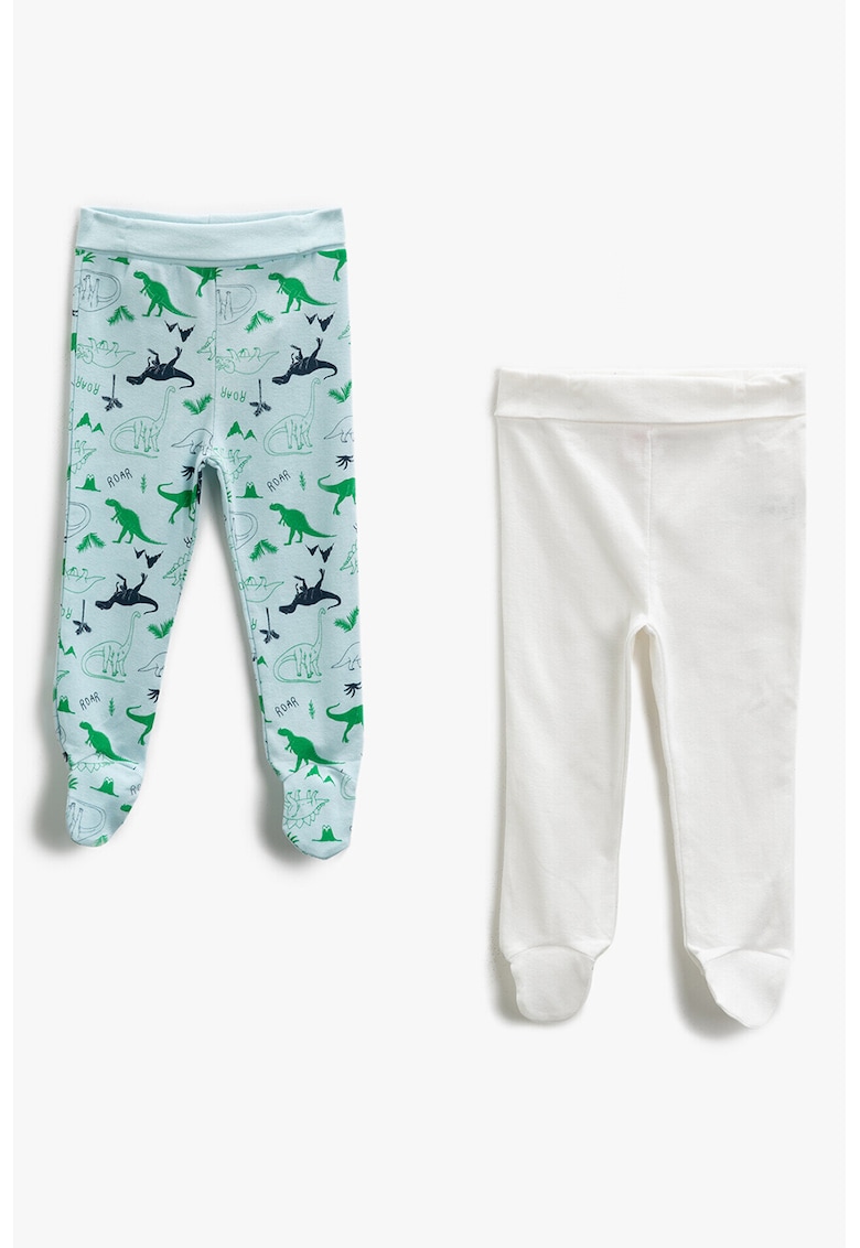 Set de pantaloni cu botosei