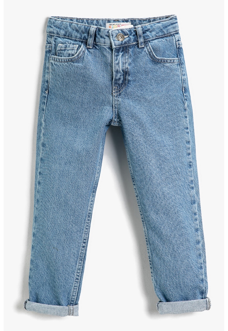 Blugi boyfriend cu 5 buzunare