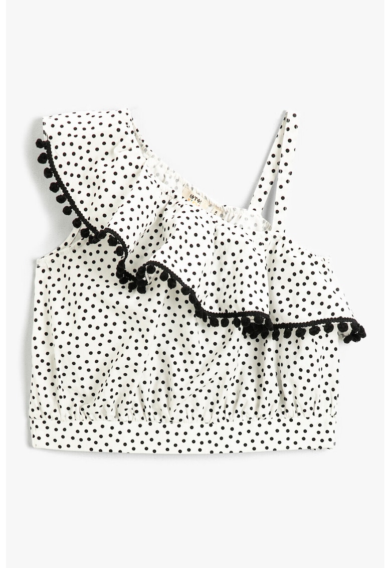 Bluza crop cu buline