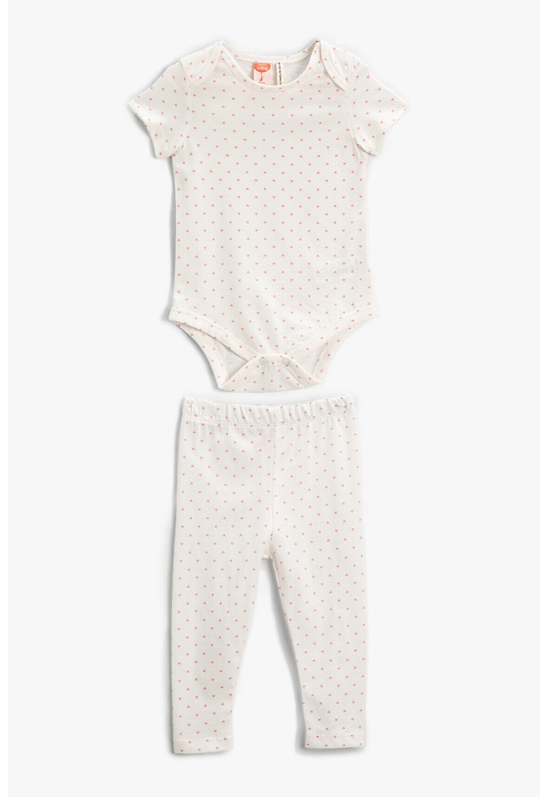 Set de colanti si body cu inimi