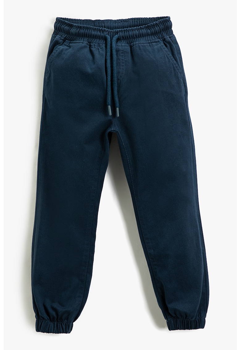 Pantaloni de bumbac cu buzunare laterale
