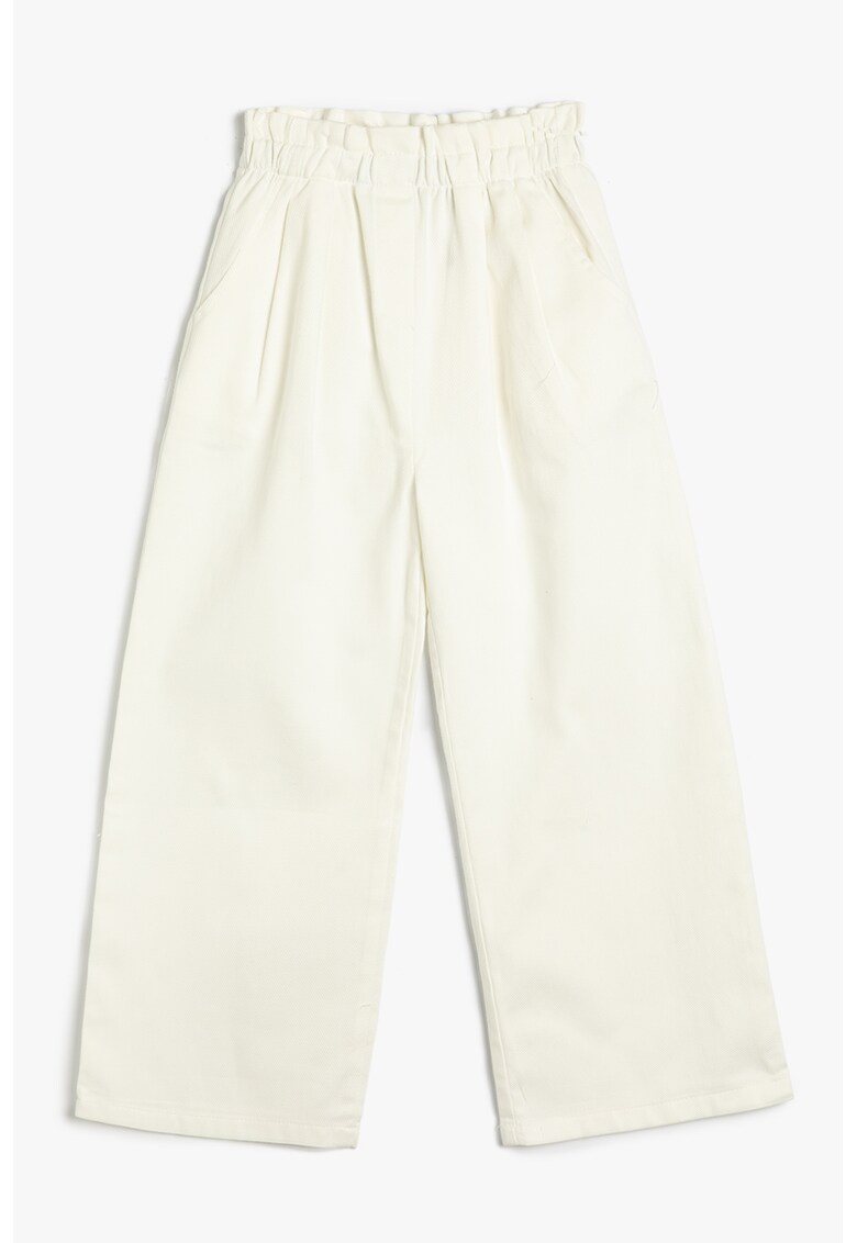 Pantaloni de bumbac cu talie elastica