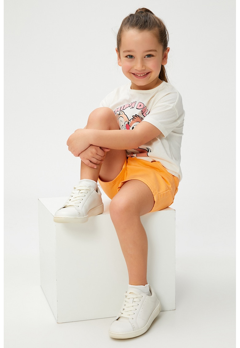 Pantaloni scurti cu talie inalta