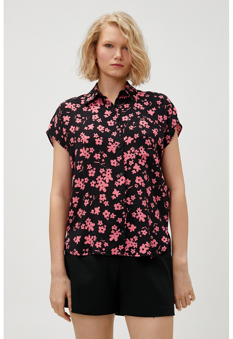 Camasa de viscoza cu imprimeu floral