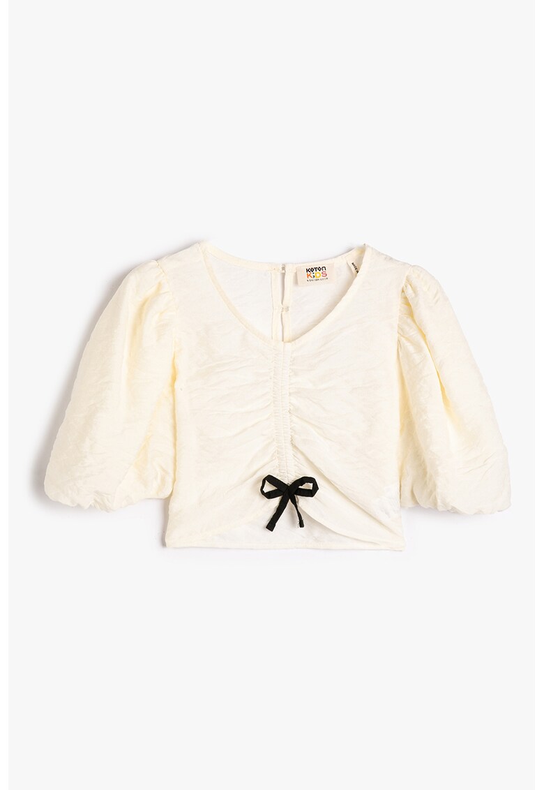 Bluza crop cu funda