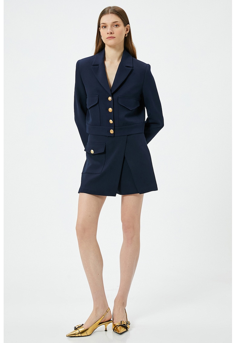 FUsta-pantalon cu buzunar cu clapa