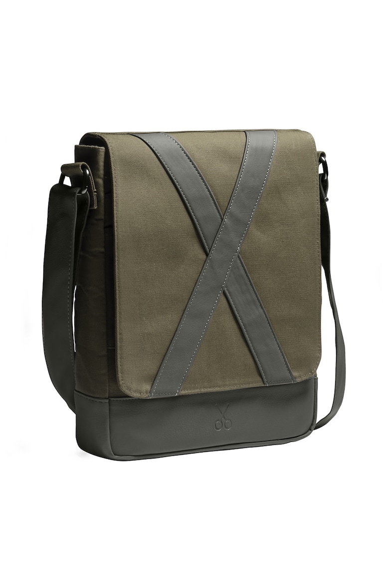 Geanta crossbody unisex cu finisaj rezistent la apa Methone