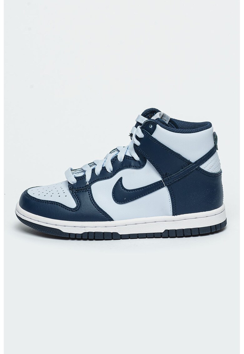 Pantofi sport inalti cu garnituri din piele Dunk