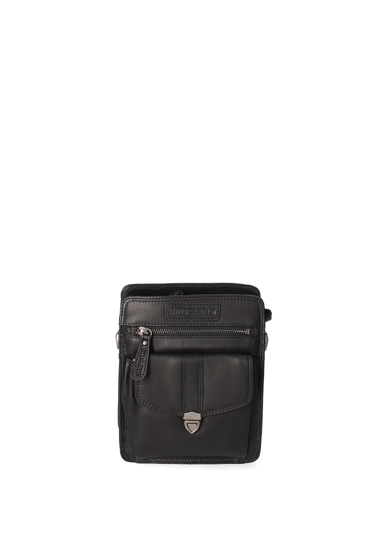 Geanta crossbody de piele cu bareta detasabila 24077