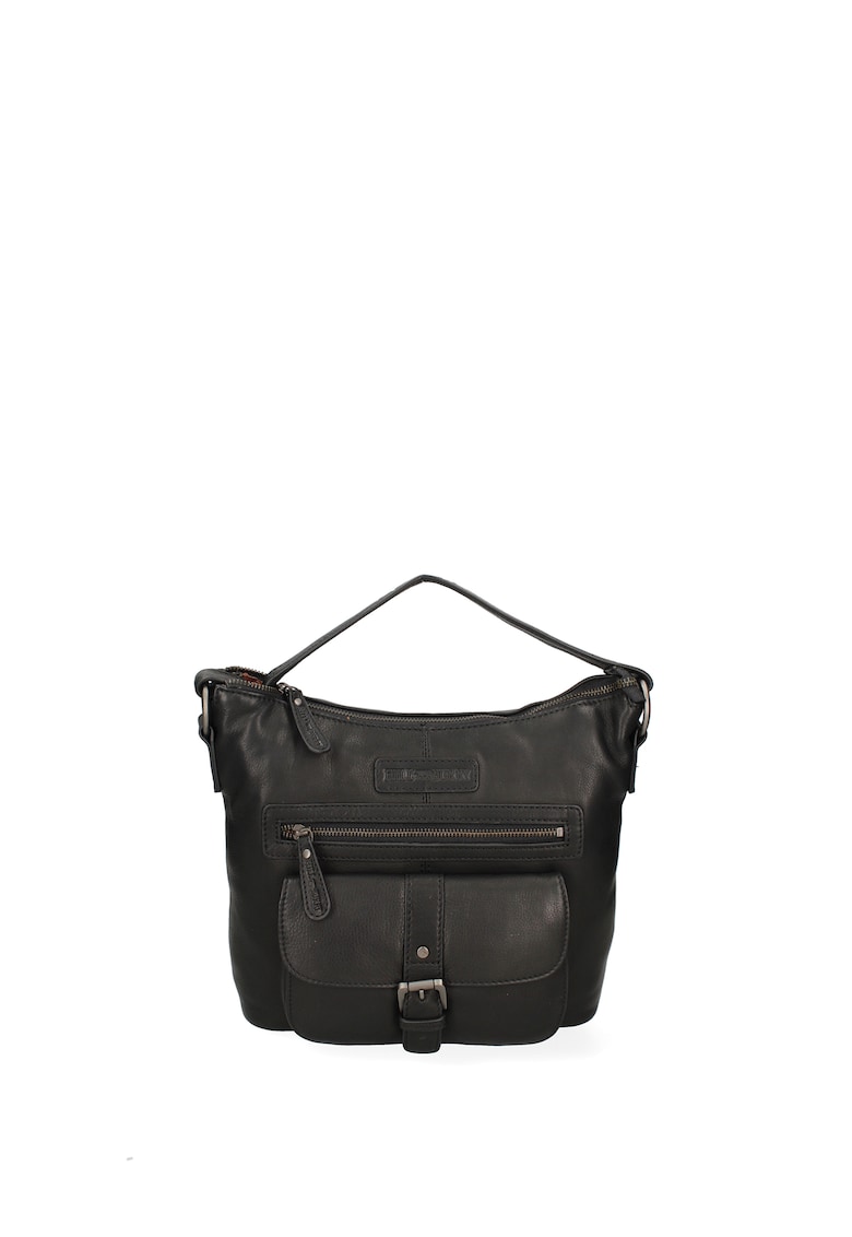 Geanta messenger de piele