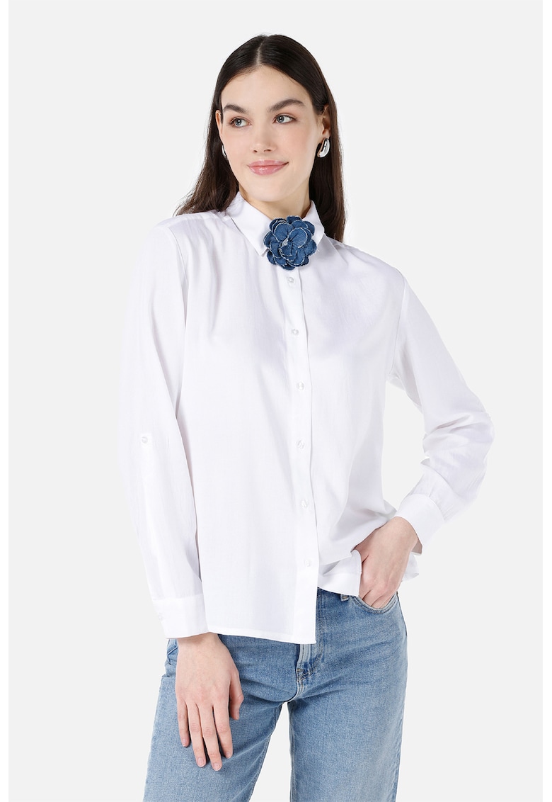 Camasa regular fit - Alb optic