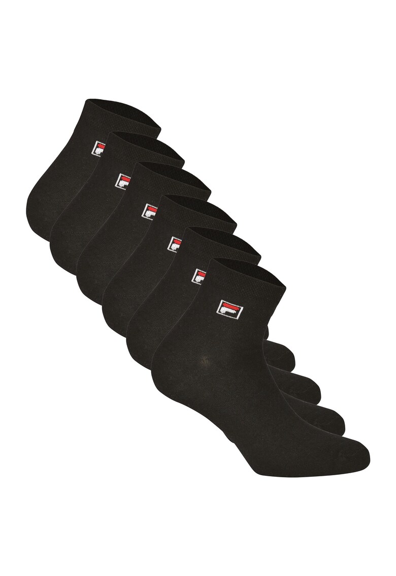 Set de sosete lungi unisex - 6 perechi - Negru
