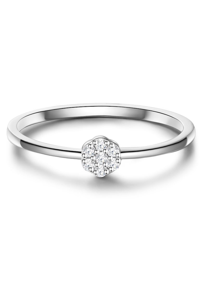 Lulu Jane Inel cu floare de zirconia