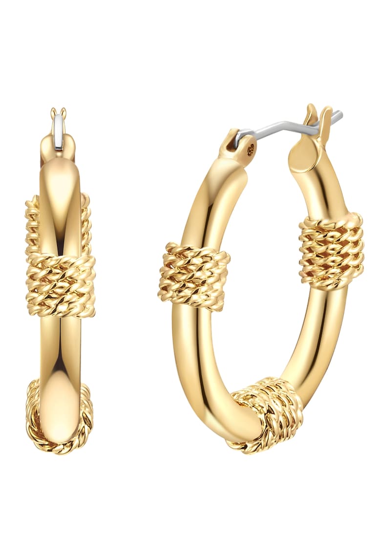 Cercei rotunzi cu detalii rasucite 32107