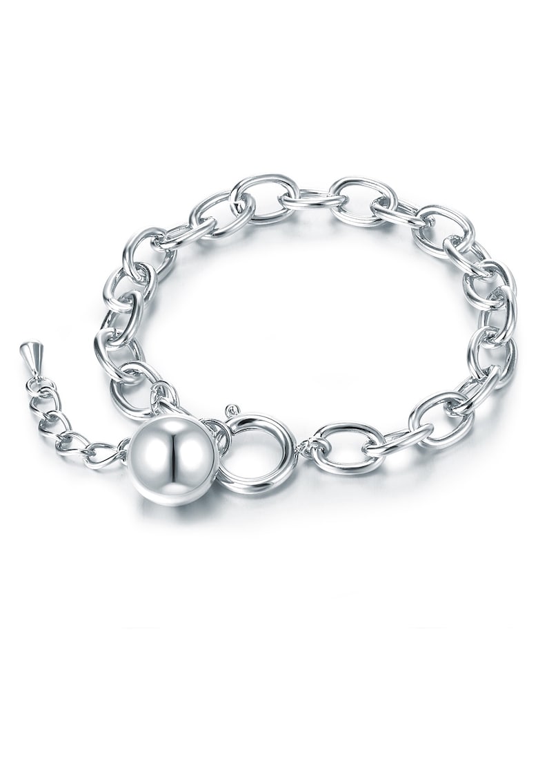 Bratara ajustabila din lant 32129 - Argintiu