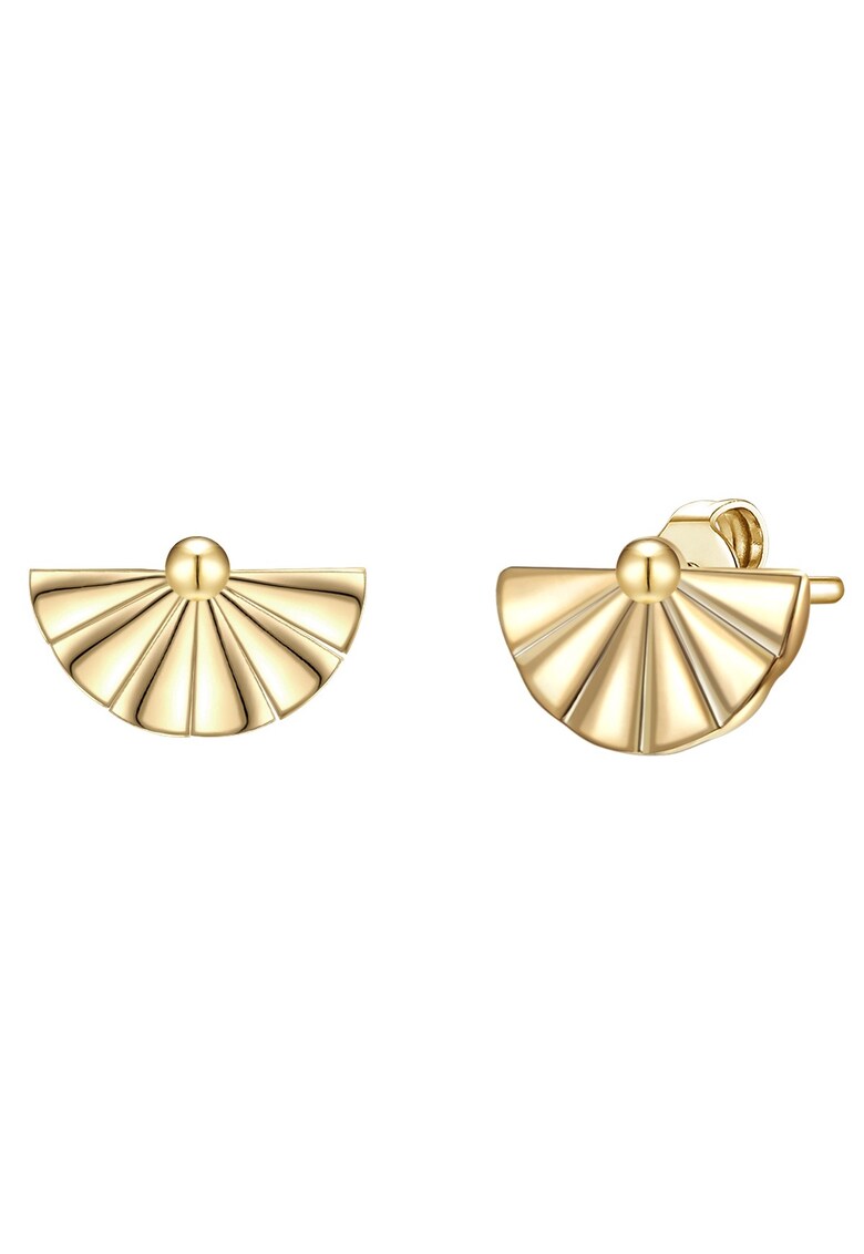 Cercei placati cu aur de 14K - cu tija - Auriu/Galben