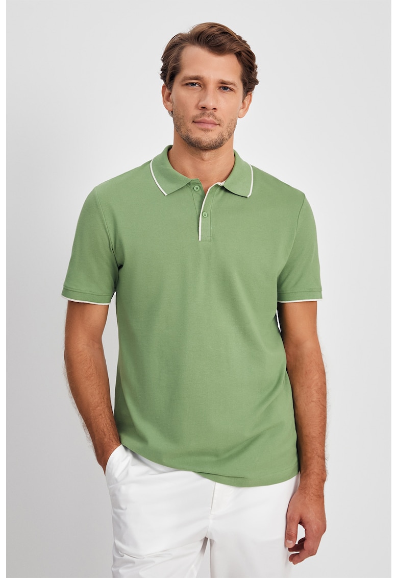 Tricou polo de bumbac