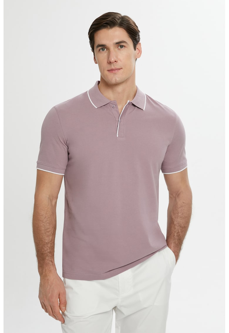 Tricou polo de bumbac