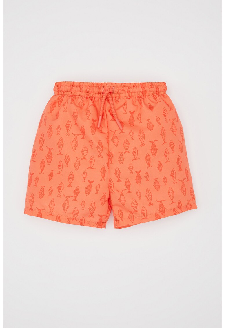 Pantaloni scurti de baie cu snur in talie