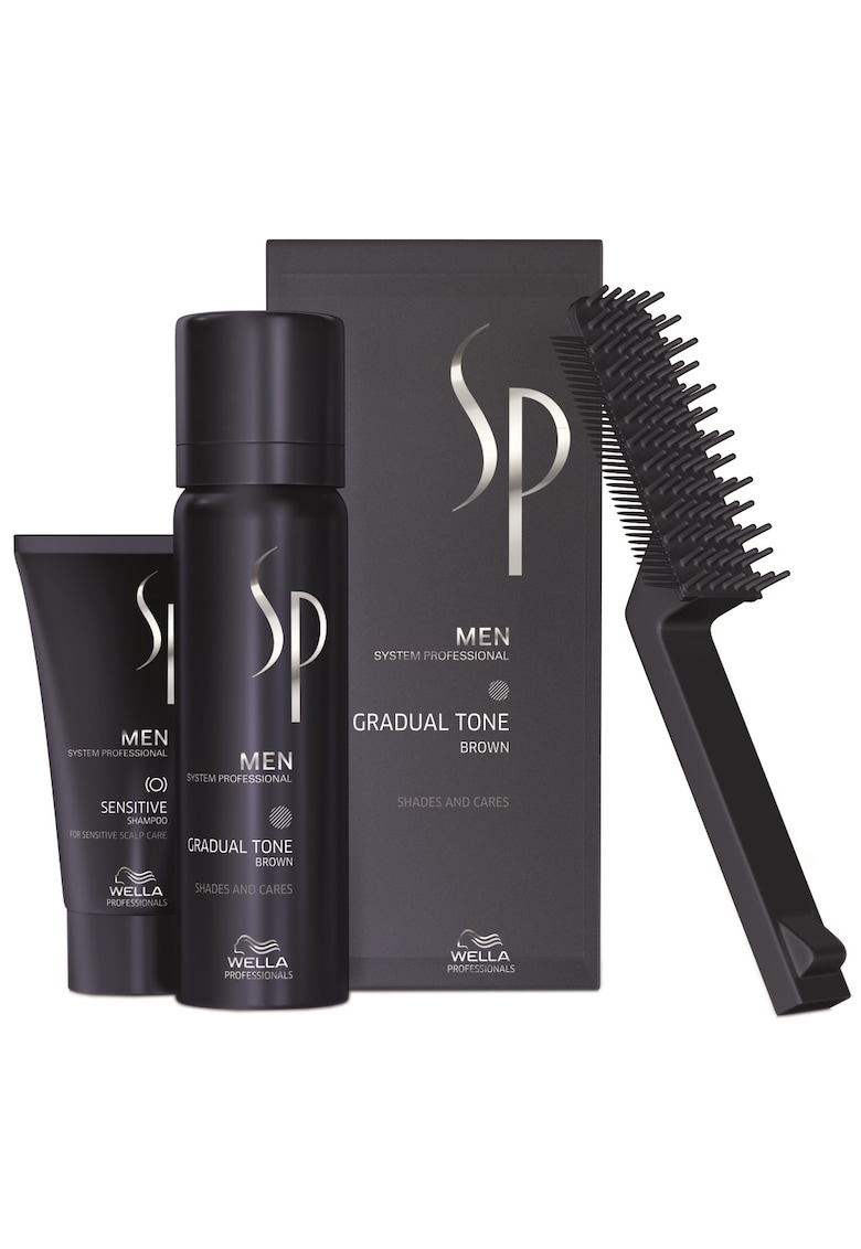 Set ingrijire par SP Men: Nuantator SP Men Gradual - 60 ml + Sampon SP Men Sensitive - 30 ml + Perie