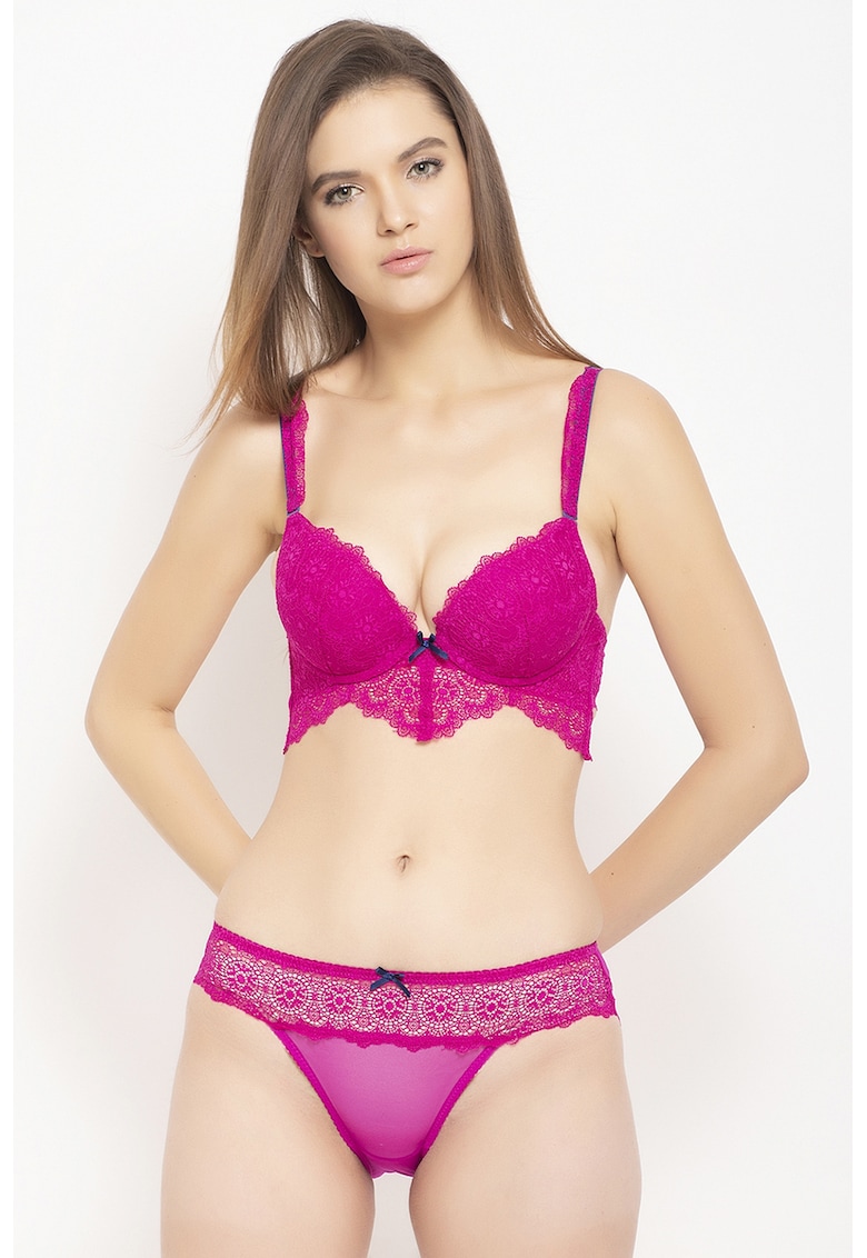 Sutien cu burete - Fucsia