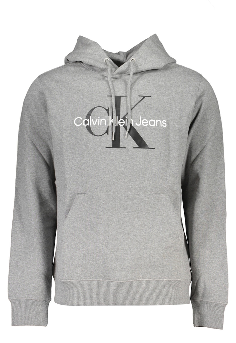 Bluza barbati - CALVIN KLEIN - 100% Bumbac - Gri - J30J320934 - Gri