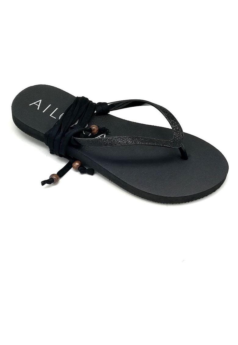 Papuci flip-flop cu barete detasabile Pampelonne - Negru