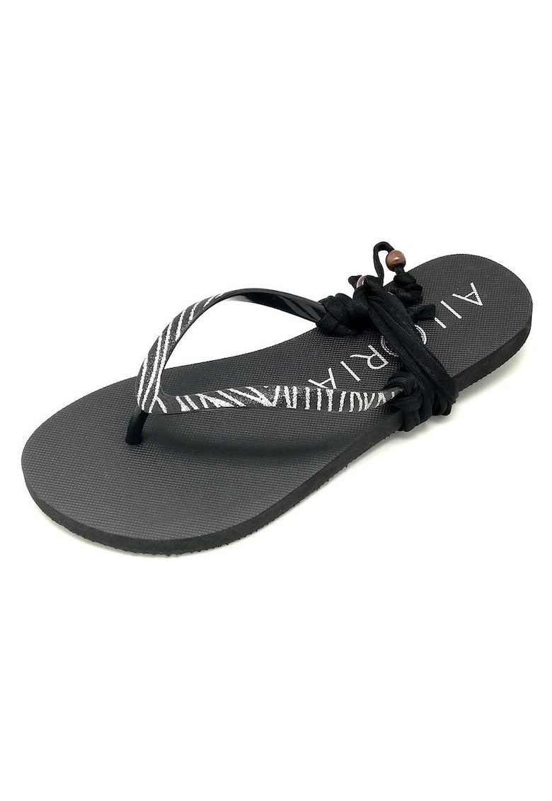 Papuci flip-flop cu barete detasabile Pampelonne - Alb/Negru