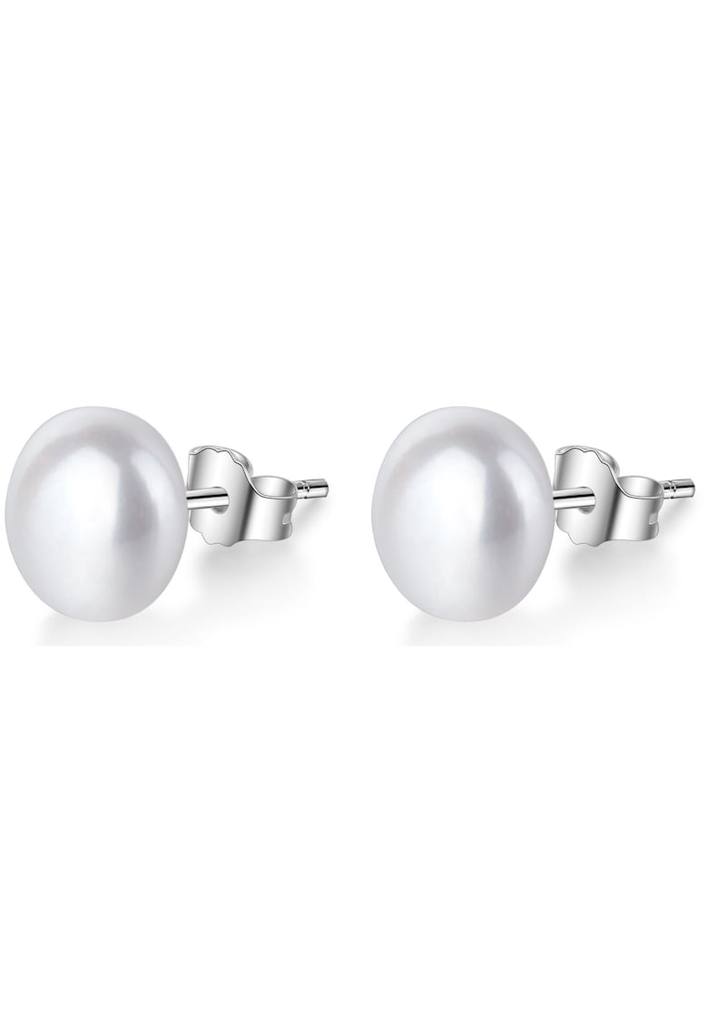 Cercei din argint decorati cu perle Michiko