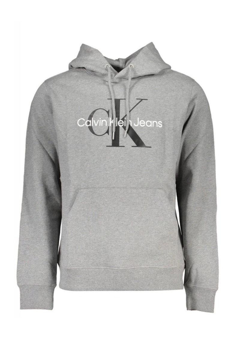 Bluza barbati - CALVIN KLEIN - 100% Bumbac - Gri - J30J320934 - Gri