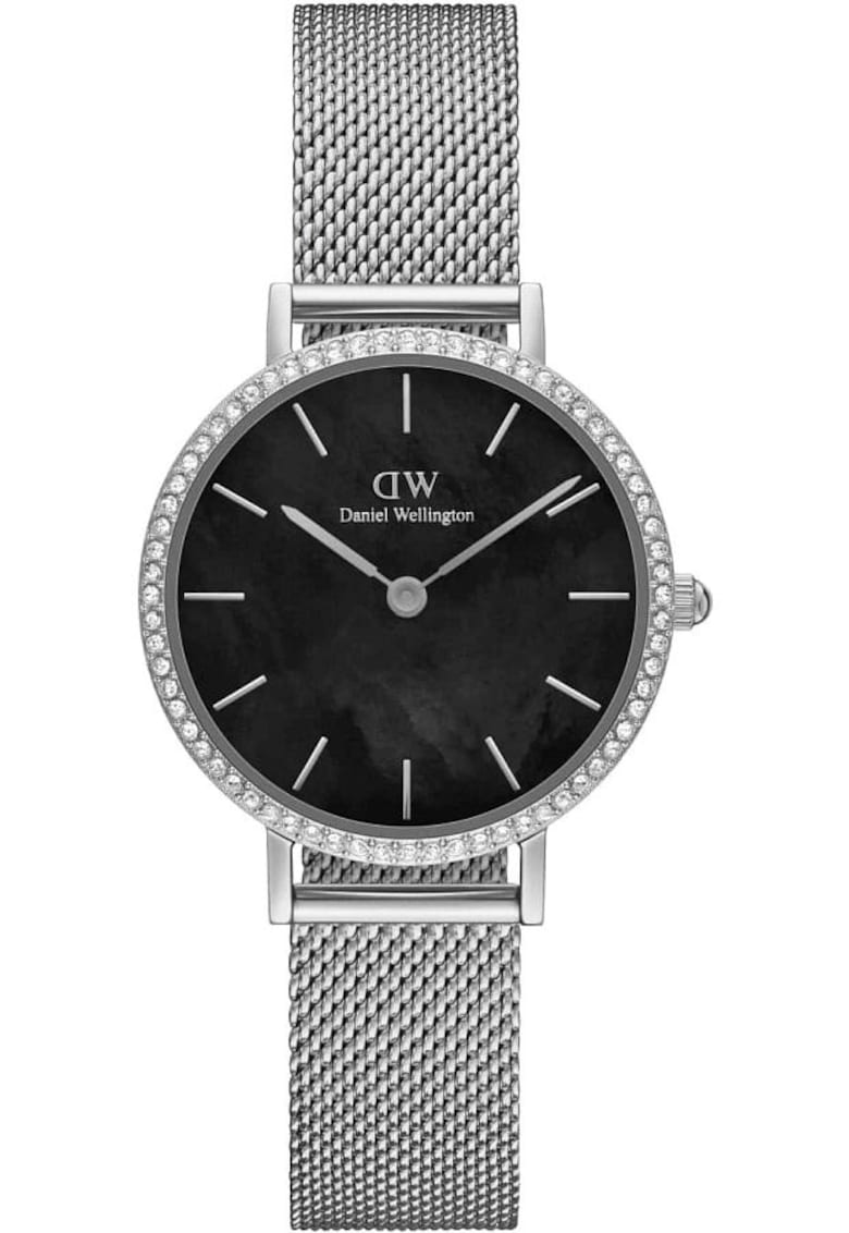 Ceas dama - Inox - Pietre zirconiu - argintiu