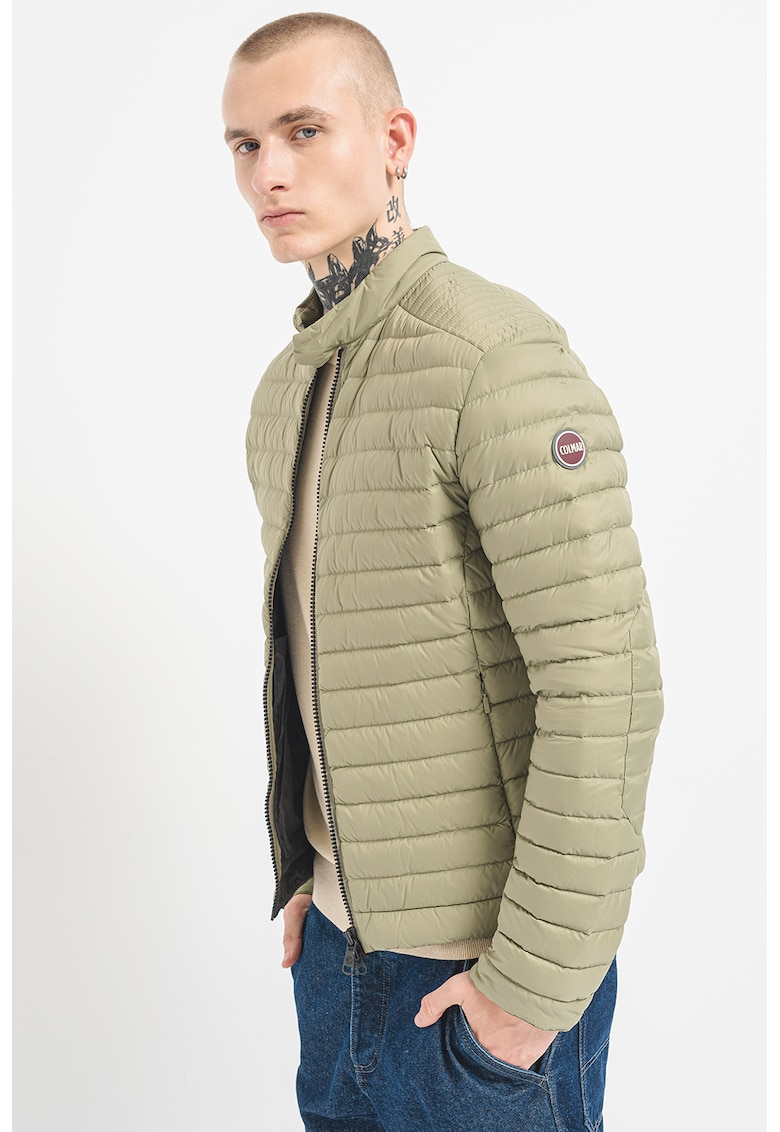 Geaca usoara matlasata cu puf - Verde deschis