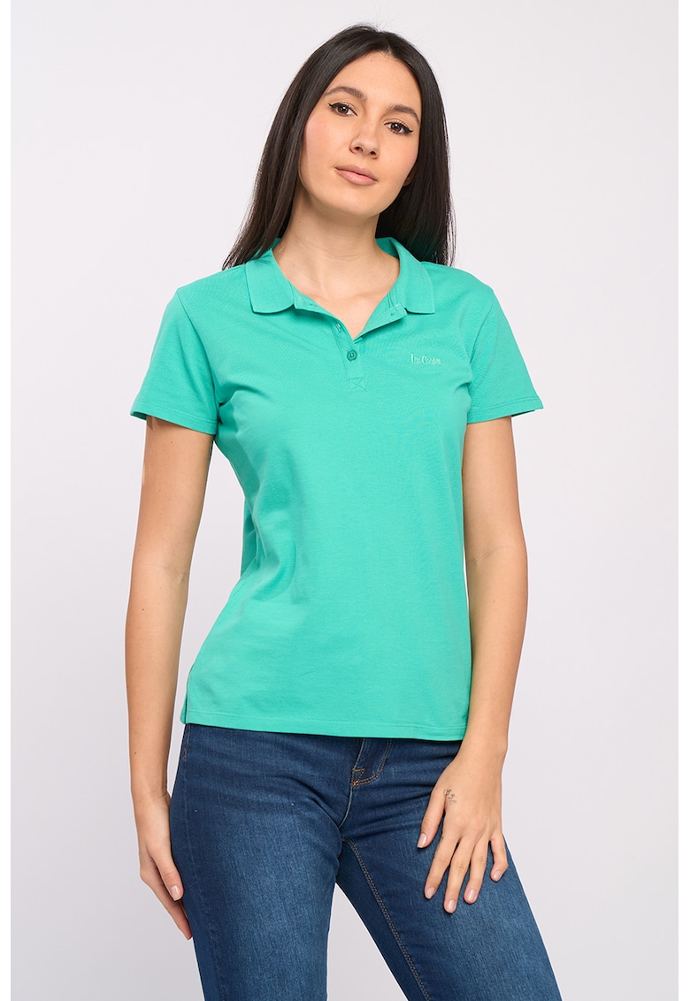 Tricou polo de bumbac pique