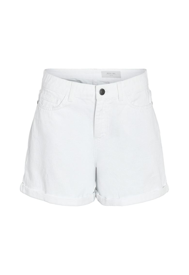 Pantaloni scurti dama - 7281 - Bumbac - Alb fildes