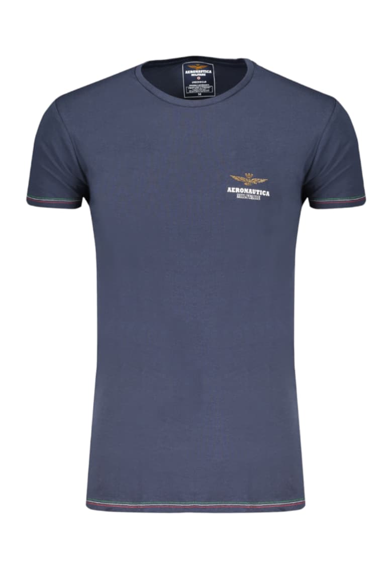 Aeronautica Militare Tricou barbati - 303997120 - Bumbac - Negru