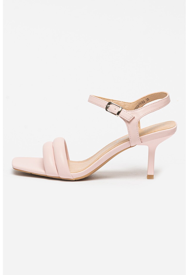 Sandale stiletto de piele ecologica