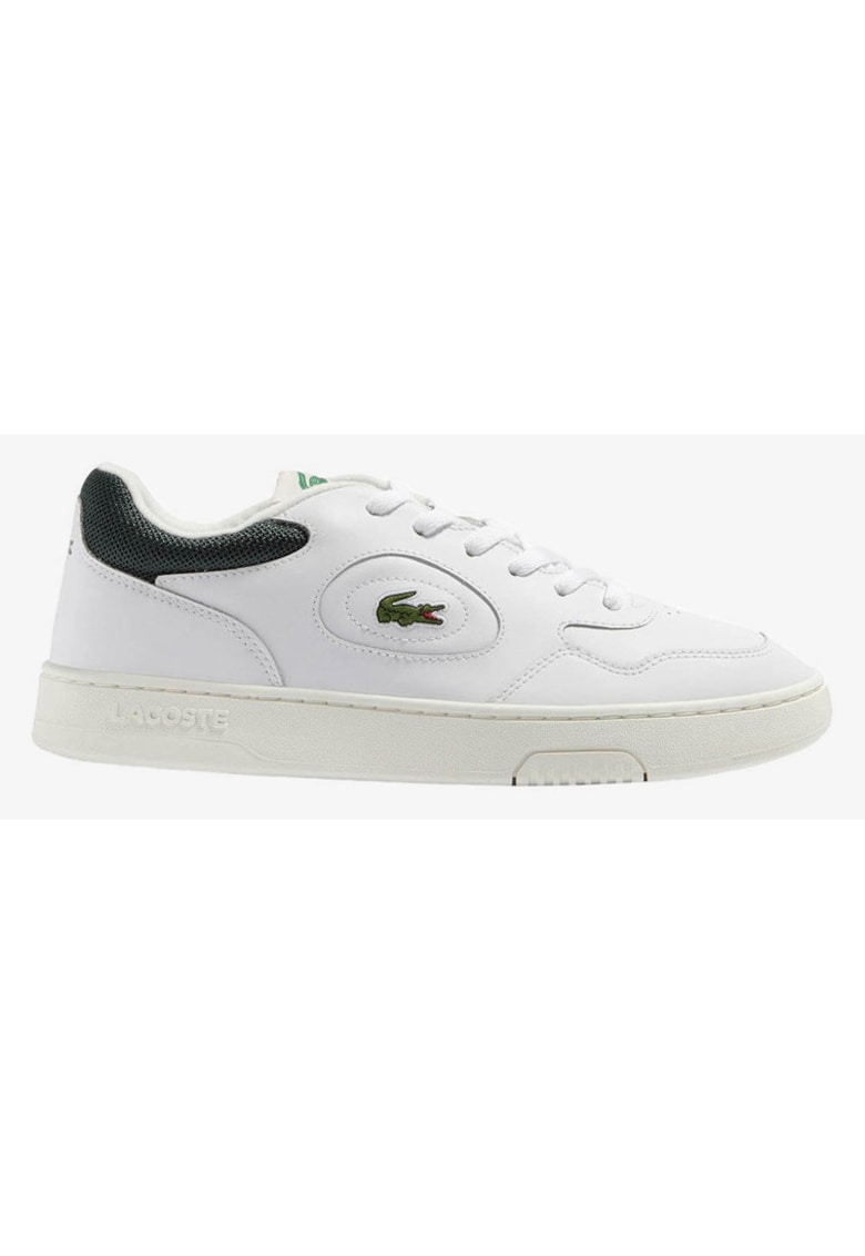 Lacoste Tenisi barbati - Lineset - piele naturala - alb -