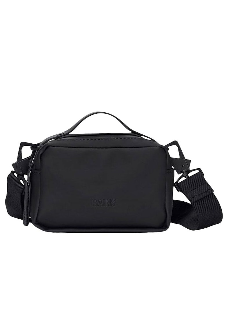Geanta de dama Box Bag Micro - impermeabila - negru - 11x16x7.5cm - poliuretan/poliester