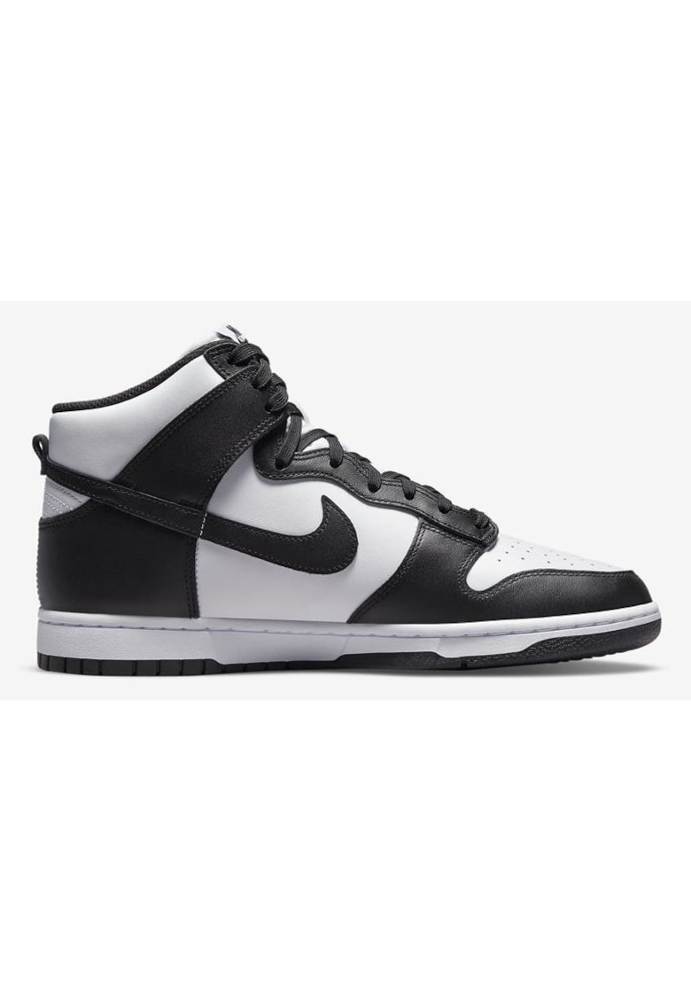 Tenisi barbati - Dunk High - Piele - Alb/Negru