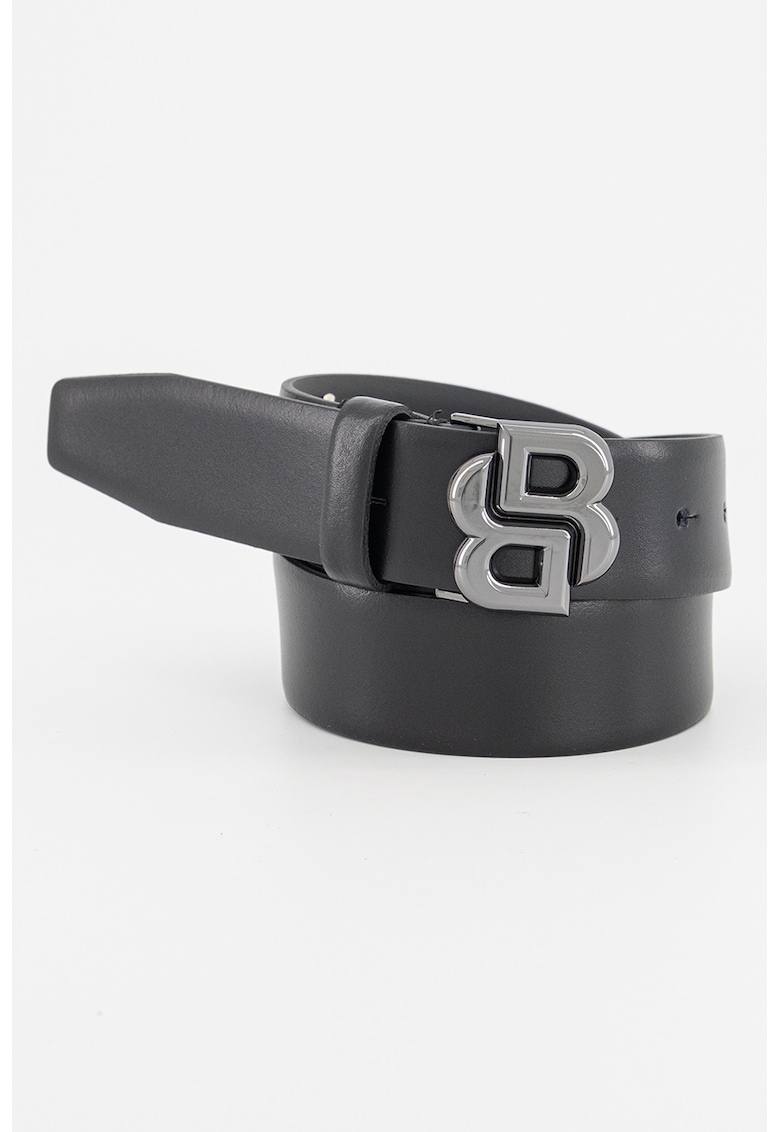Curea din piele B_Icon - Negru