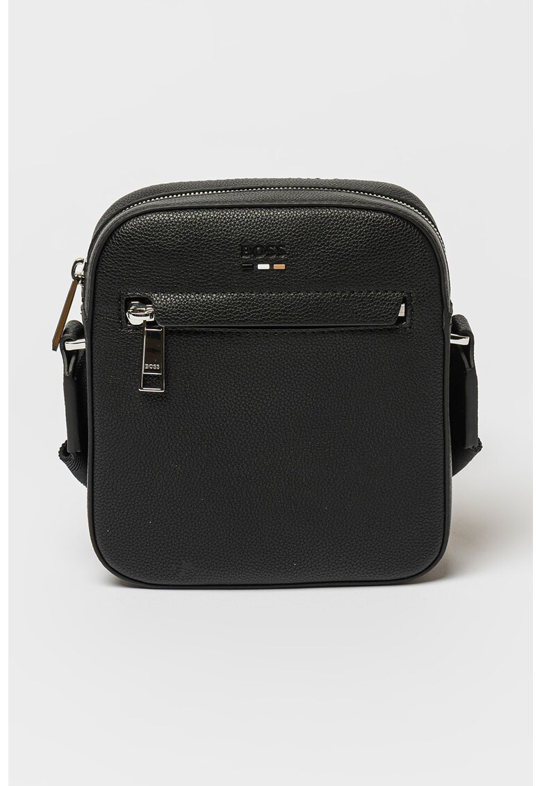 Geanta crossbody de piele ecologica Ray - Negru