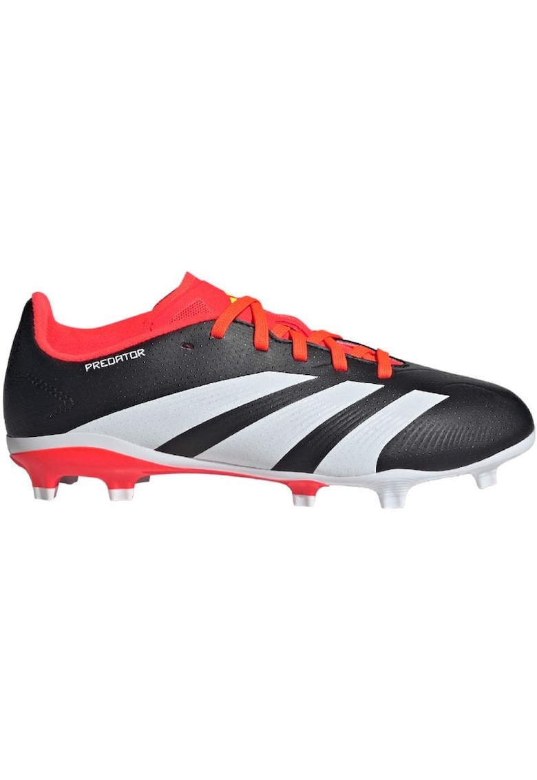 Pantofi de fotbal copii - Predator League FG JR - Sintetic - Negru/Rosu