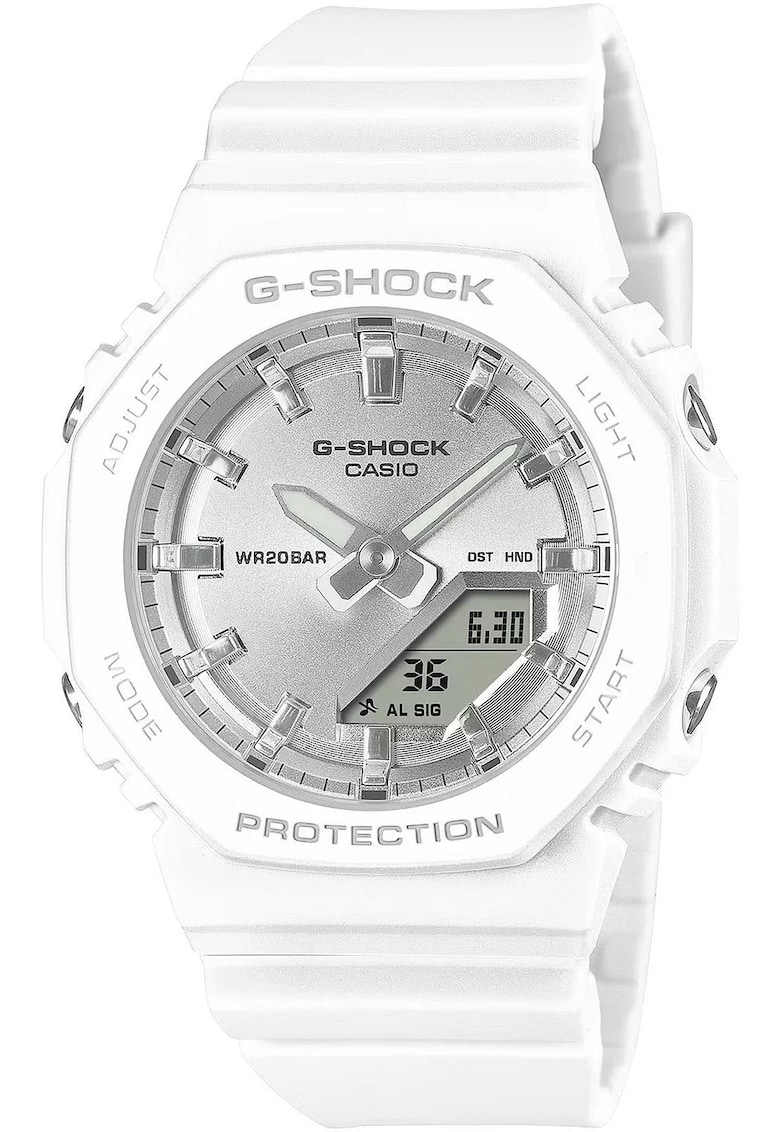 Ceas dama - G-SHOCK - alb - rezistent la apa 20 ATM - cauciuc